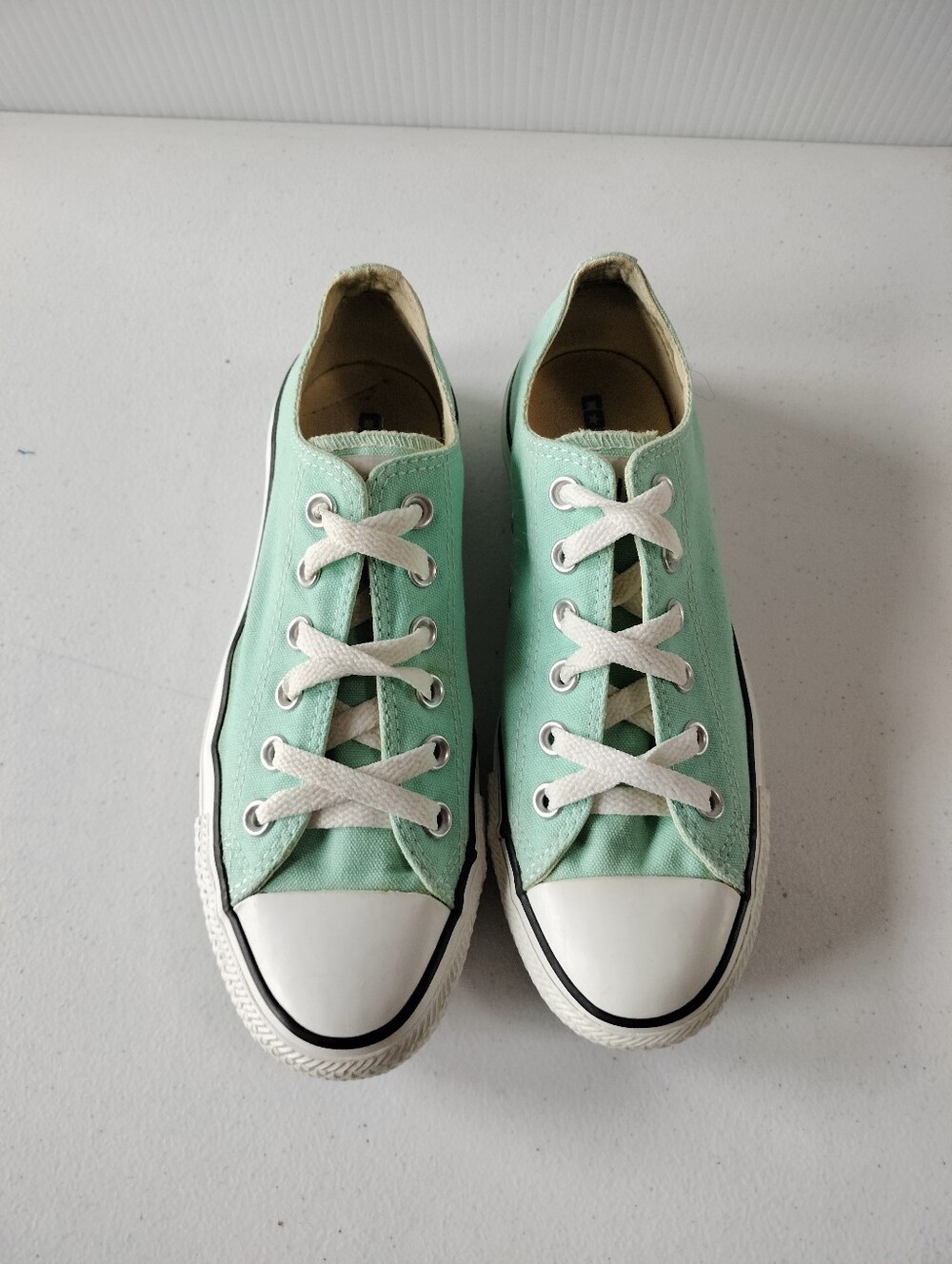 Converse Chuck Taylor All Star Low Top Mint Green Sneakers Mens 6 Womens 7